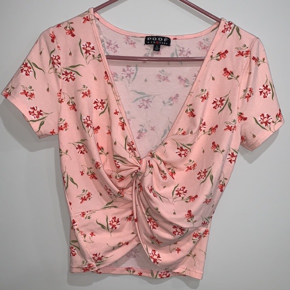 Poof! Tops - Large Twisted Croptop